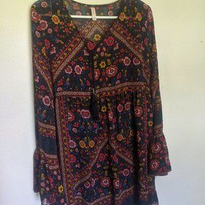 Boho midi dress